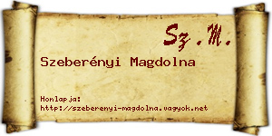 Szeberényi Magdolna névjegykártya